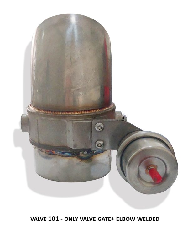 Valve 101 - Only Valve Gate + ELBow Welded