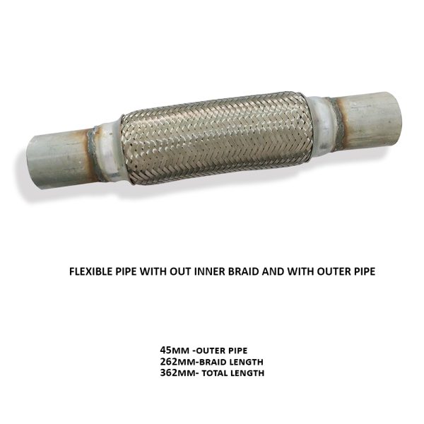 Flexible Pipe With Out Inner Braid and With Outer Pipe