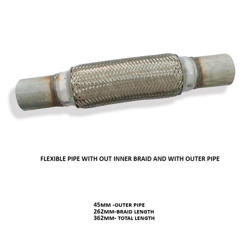Flexible Pipe With Out Inner Braid and With Outer Pipe