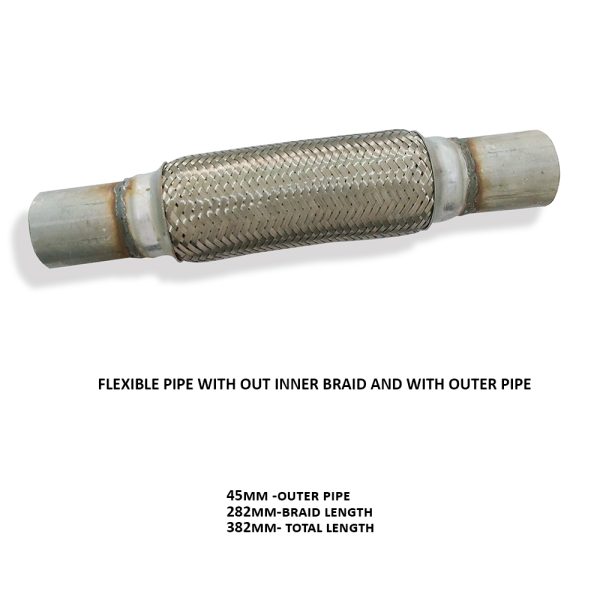 Flexible Pipe With Out Inner Braid and With Outer Pipe