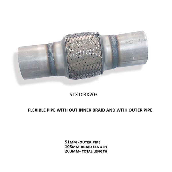 Flexible Pipe With Out Inner Braid and With Out Outer Pipe