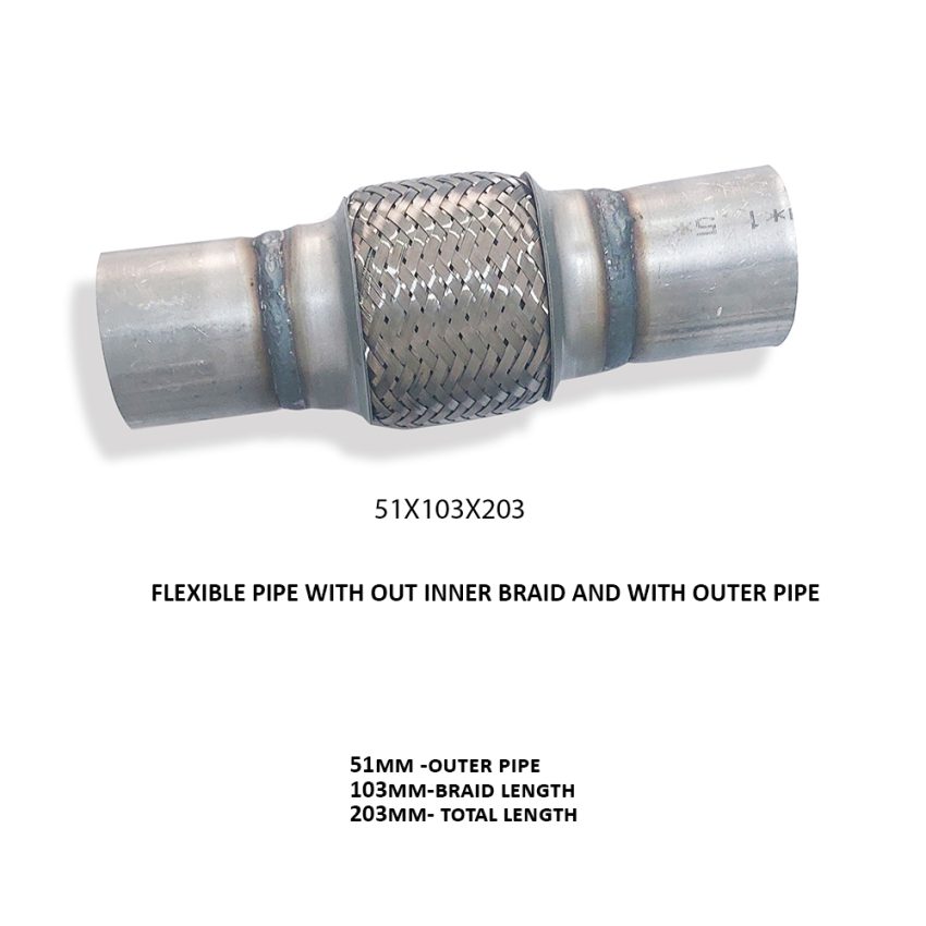 Flexible Pipe With Out Inner Braid and With Out Outer Pipe