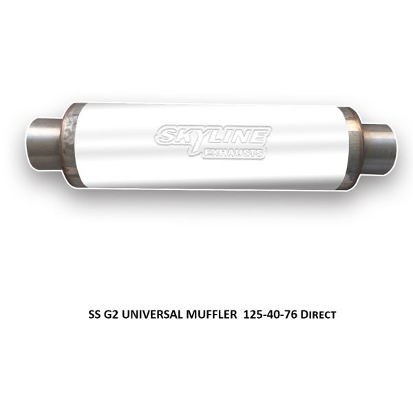SS G2 UNIVERSAL MUFFLER  125-40-76 Direct