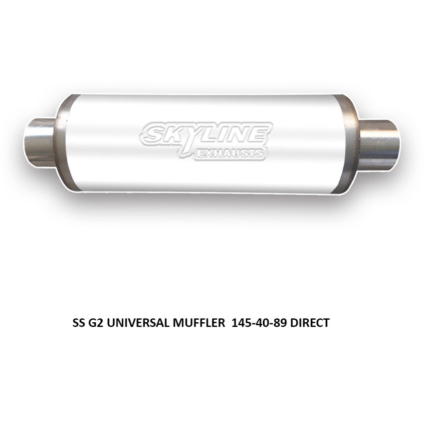 SS G2 UNIVERSAL MUFFLER  145-40-89 DIRECT