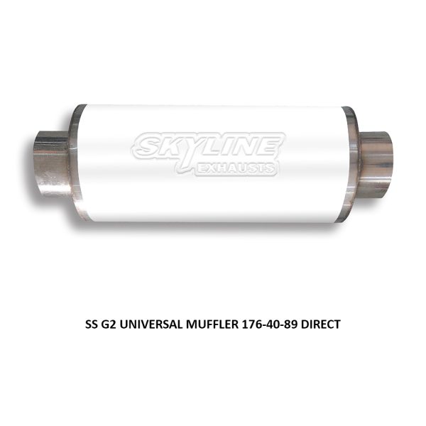 SS G2 UNIVERSAL MUFFLER 176-40-89 DIRECT