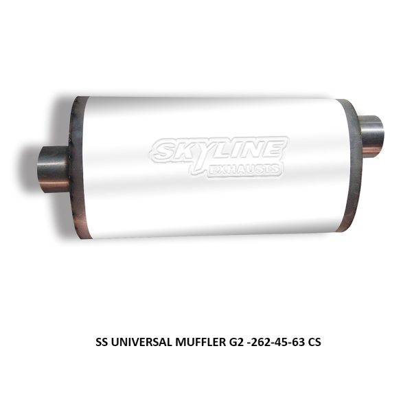 SS UNIVERSAL MUFFLER G2 -262-45-63 CS