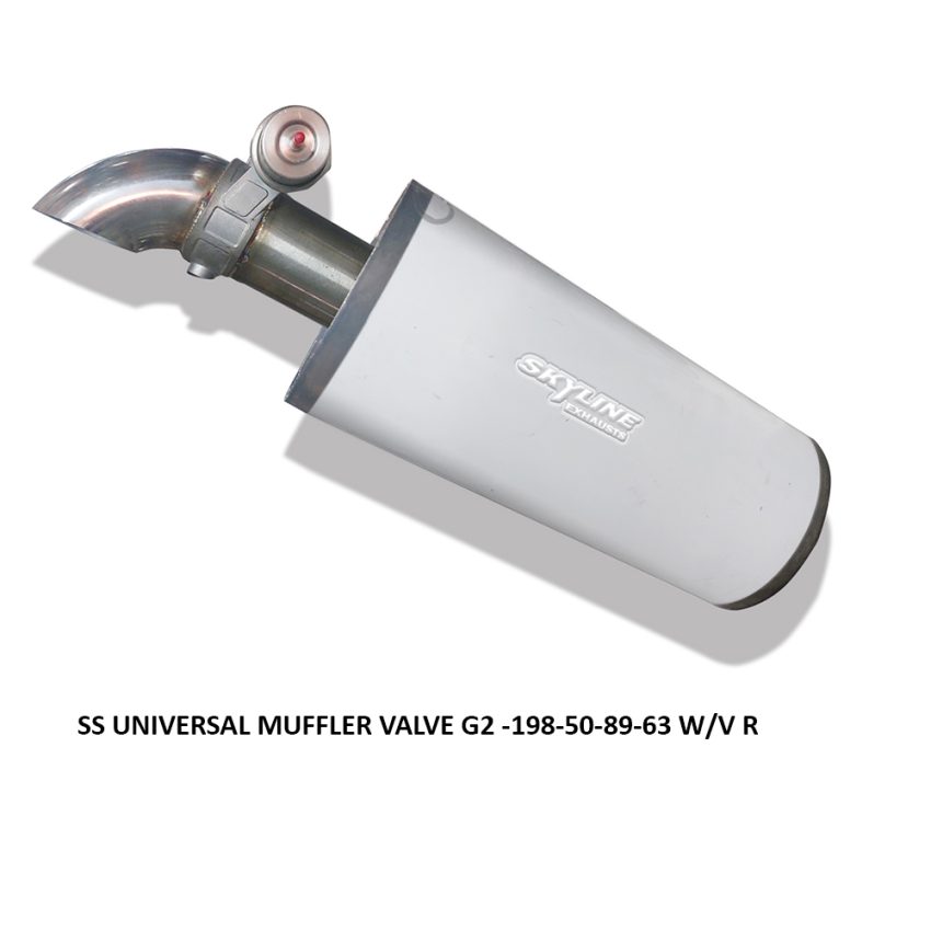 SS UNIVERSAL MUFFLER VALVE G2 -198-50-89-63 W-V R