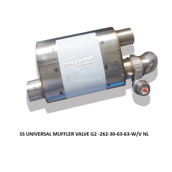 SS UNIVERSAL MUFFLER VALVE G2 -262-30-63-63-W-V NL