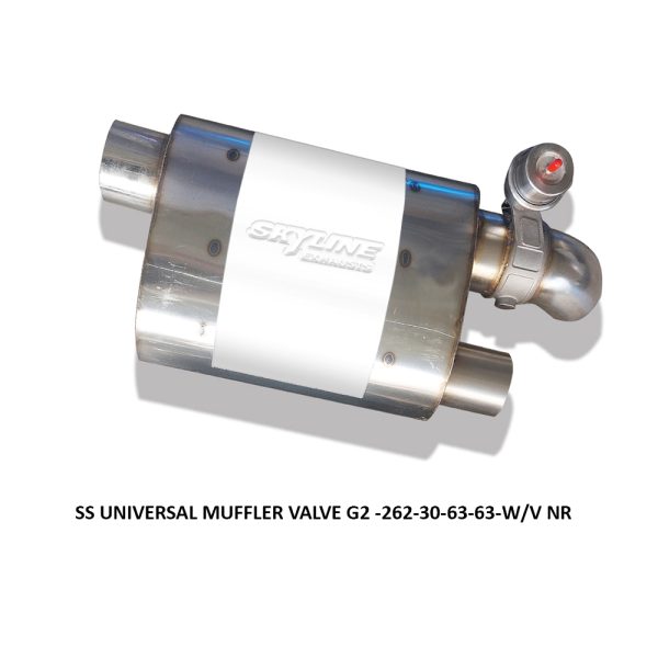 SS UNIVERSAL MUFFLER VALVE G2 -262-30-63-63-W-V NR