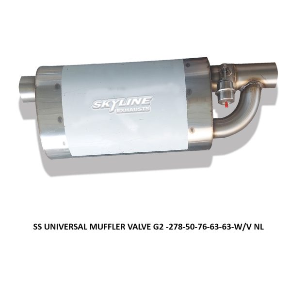 SS UNIVERSAL MUFFLER VALVE G2 -278-50-76-63-63-W-V NL