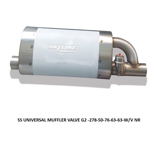 SS UNIVERSAL MUFFLER VALVE G2 -278-50-76-63-63-W-V NR