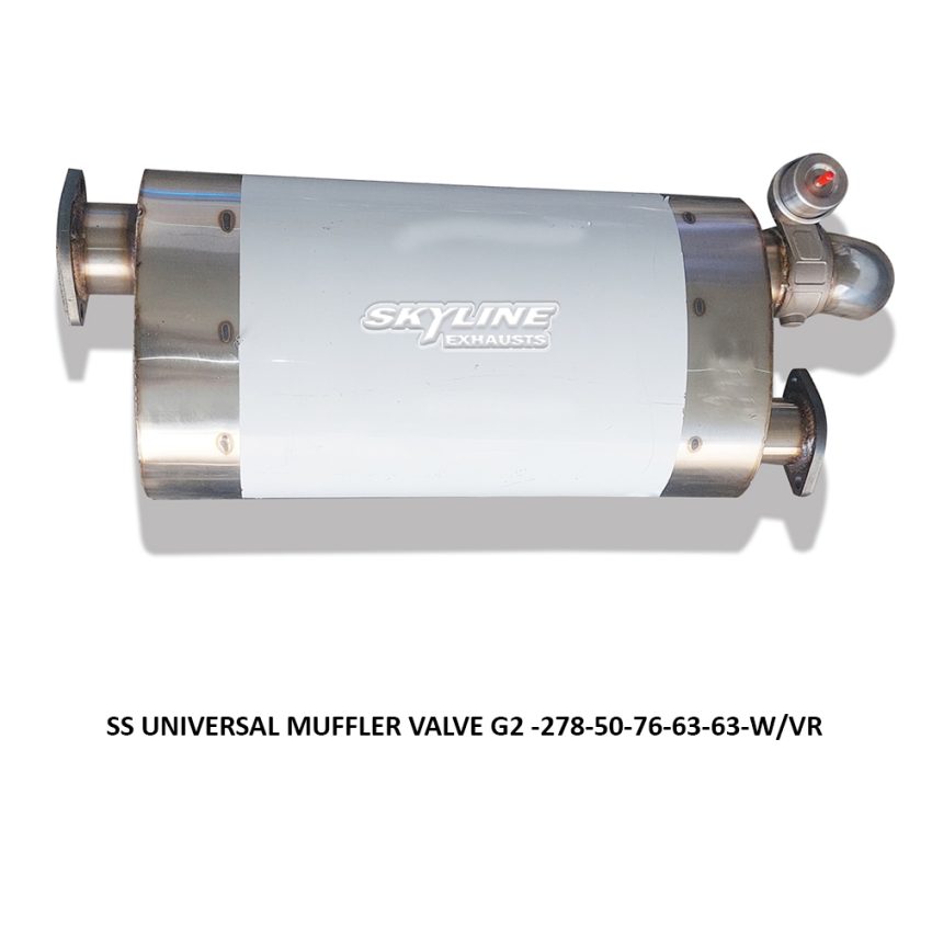 SS UNIVERSAL MUFFLER VALVE G2 -278-50-76-63-63-W-VR