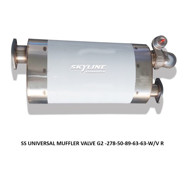 SS UNIVERSAL MUFFLER VALVE G2 -278-50-89-63-63-W-V R