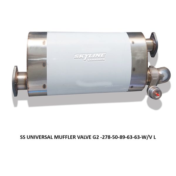 SS UNIVERSAL MUFFLER VALVE G2 -278-50-89-63-63-W-VL