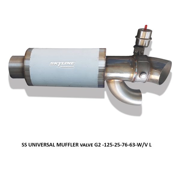 SS UNIVERSAL MUFFLER valve G2 -125-25-76-63-W-V L