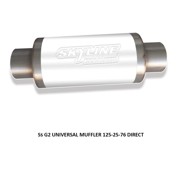 Ss G2 UNIVERSAL MUFFLER 125-25-76 DIRECT
