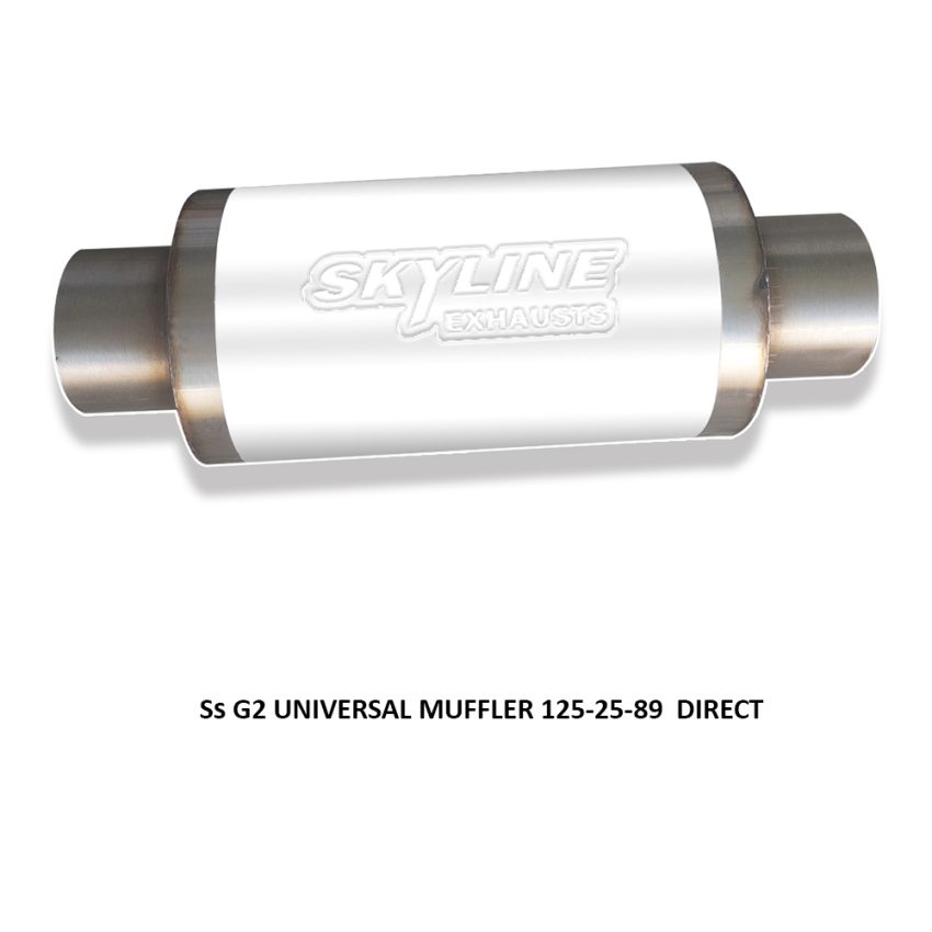 Ss G2 UNIVERSAL MUFFLER 125-25-89  DIRECT