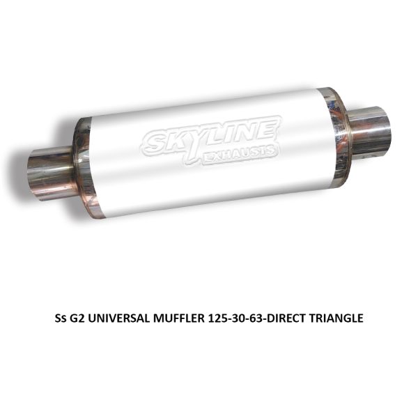 Ss G2 UNIVERSAL MUFFLER 125-30-63-DIRECT TRIANGLE