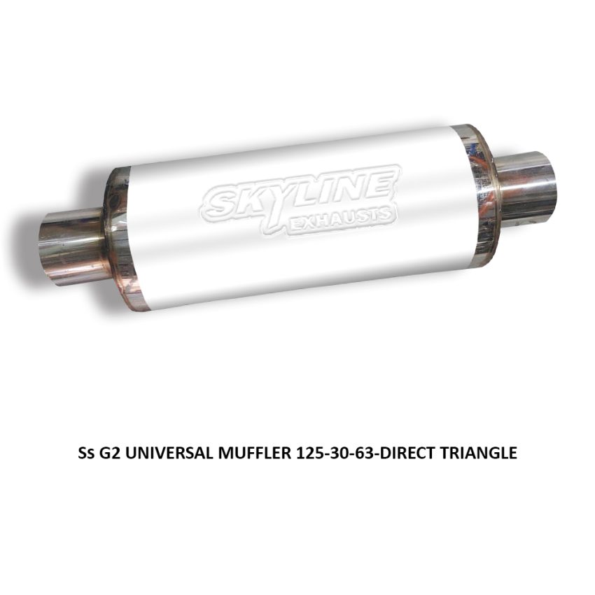 Ss G2 UNIVERSAL MUFFLER 125-30-63-DIRECT TRIANGLE