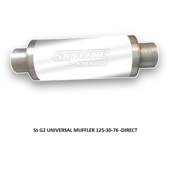Ss G2 UNIVERSAL MUFFLER 125-30-76 -DIRECT