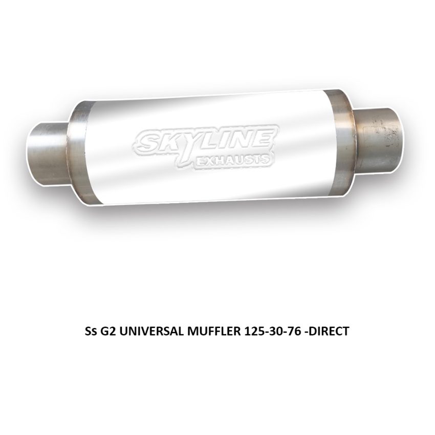 Ss G2 UNIVERSAL MUFFLER 125-30-76 -DIRECT