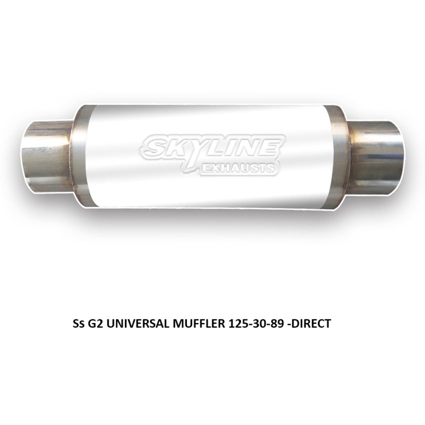 Ss G2 UNIVERSAL MUFFLER 125-30-89 -DIRECT