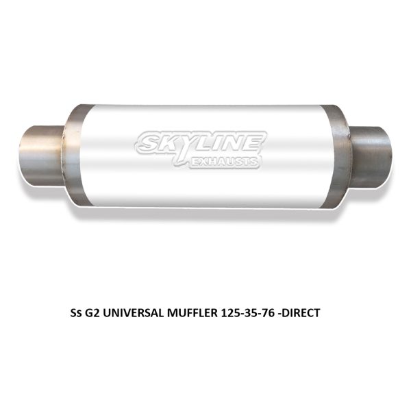 Ss G2 UNIVERSAL MUFFLER 125-35-76 -DIRECT
