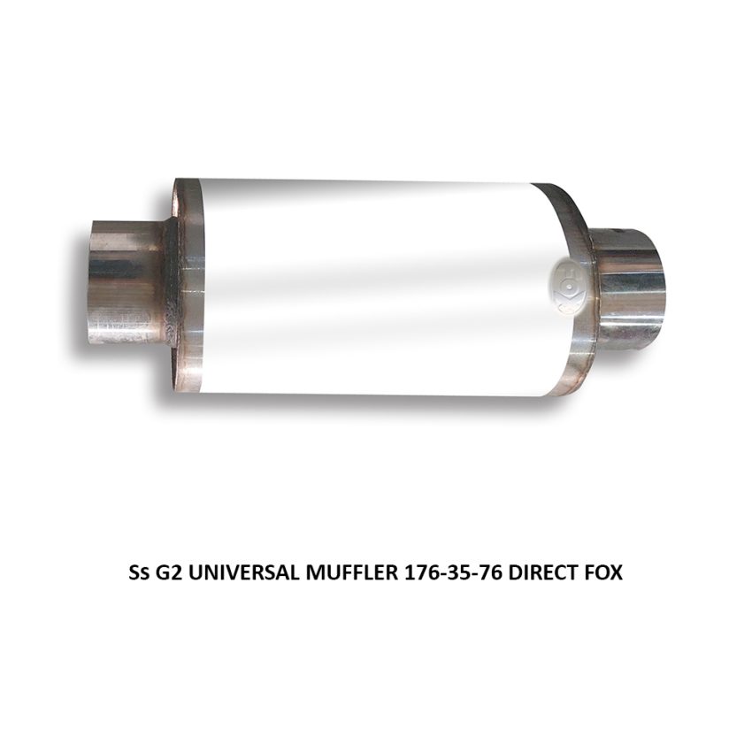Ss G2 UNIVERSAL MUFFLER 176-35-76 DIRECT FOX