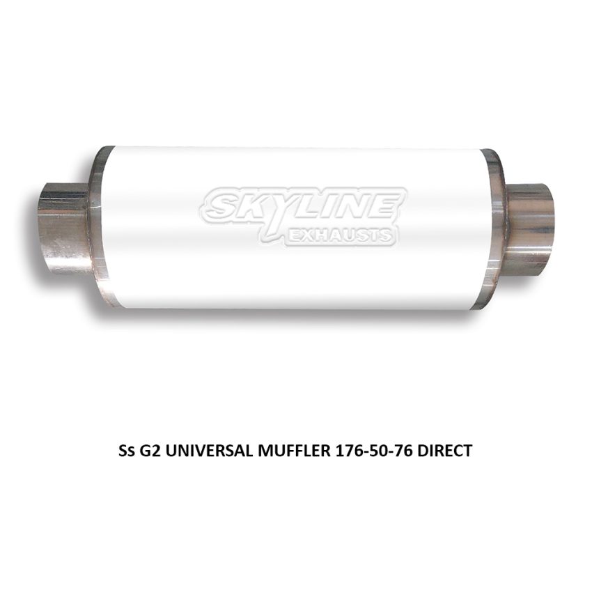 Ss G2 UNIVERSAL MUFFLER 176-50-76 DIRECT