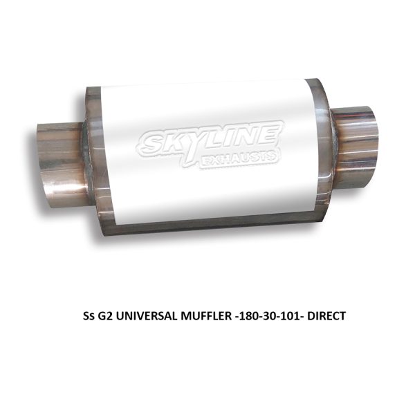 Ss G2 UNIVERSAL MUFFLER -180-30-101- DIRECT