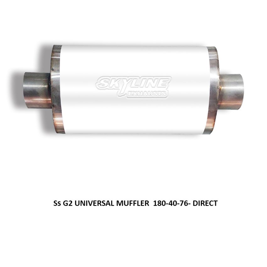 Ss G2 UNIVERSAL MUFFLER  180-40-76- DIRECT
