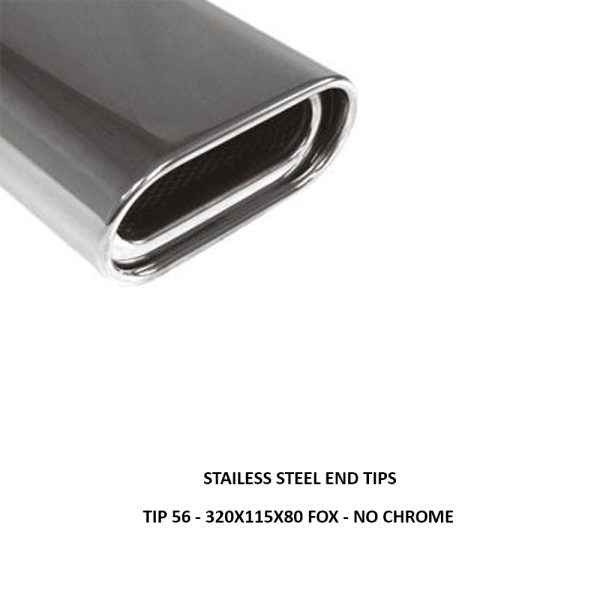 TIP 56 - 320X115X80 FOX - NO CHROME