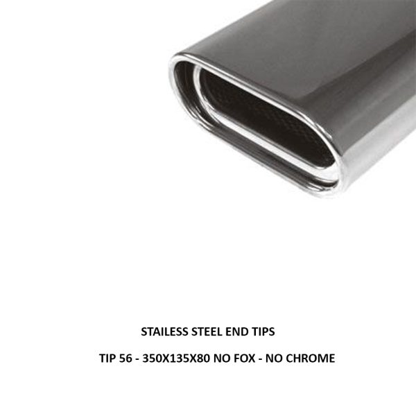 TIP 56 - 350X135X80 NO FOX - NO CHROME