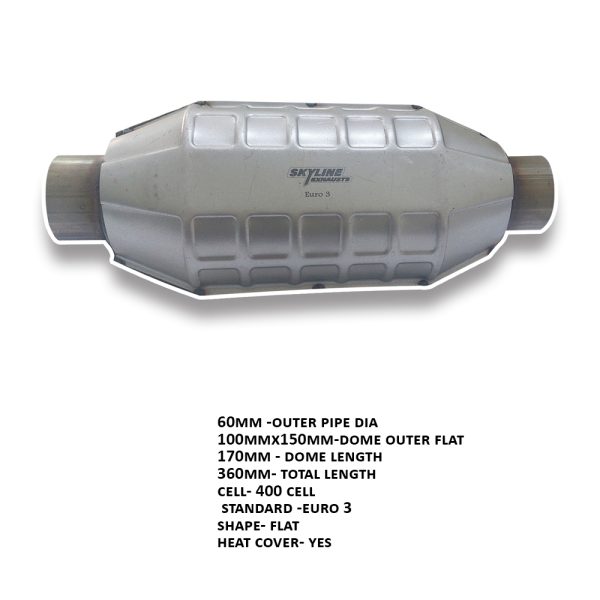 Cer Cat 400 Cell Euro 3 W/ Cover 60x285x110x360-F